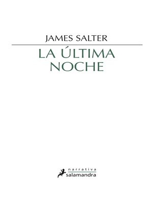 cover image of La última noche